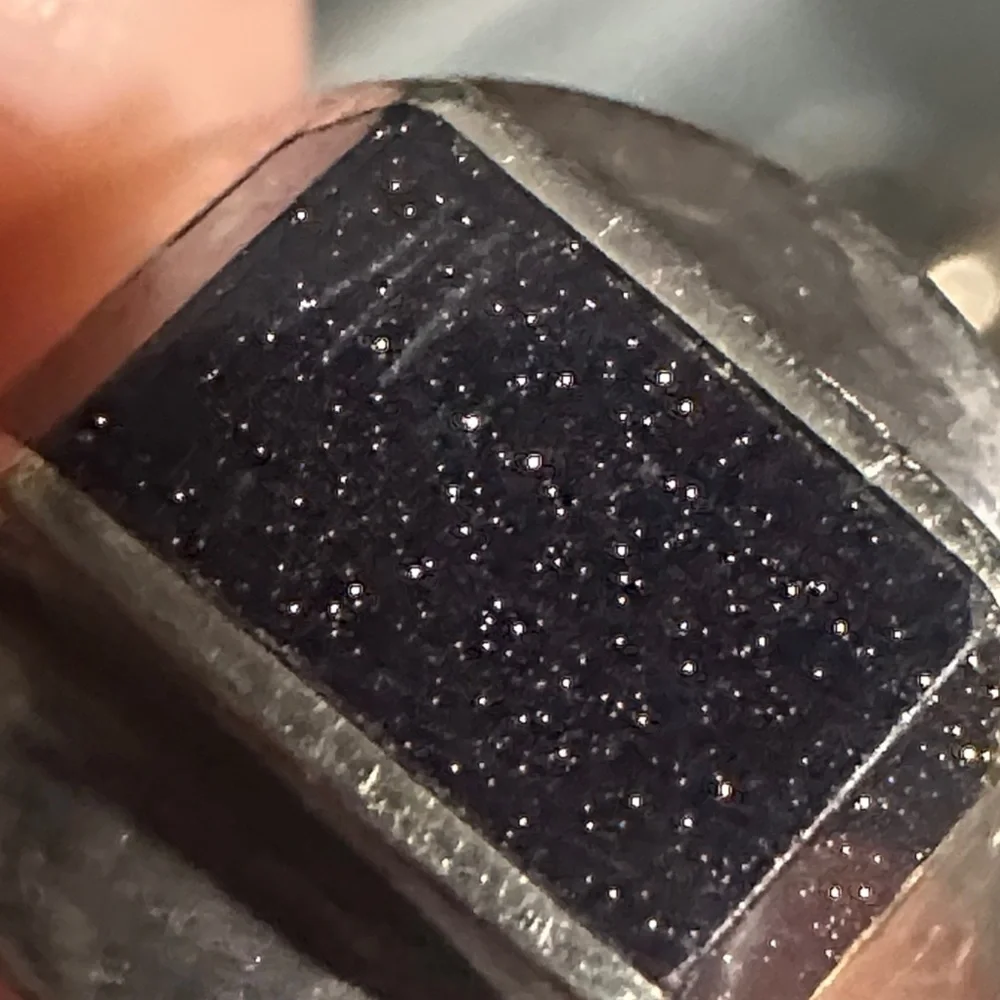 Silver and Blue Goldstone exquisite Ring